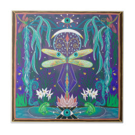 Vatten av Fortune Underlägg keramiskt prydnadsföre