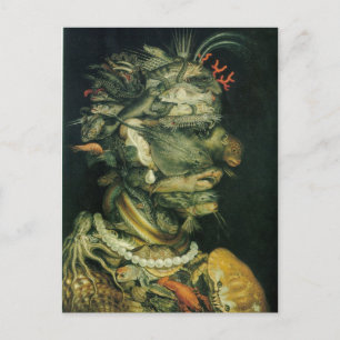 Vatten av Giuseppe Arcimboldo Vykort