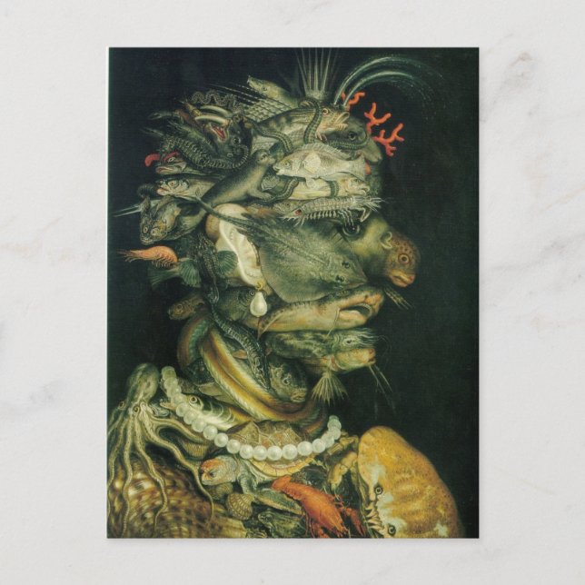 Vatten av Giuseppe Arcimboldo Vykort (Framsida)
