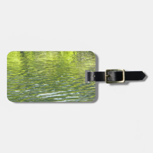 Vatten av Oak Bäck Gult och Grönt Natur Foto Bagagebricka