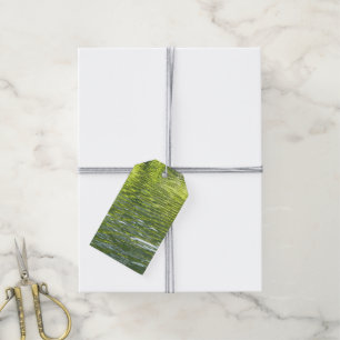 Vatten av Oak Bäck Gult och Grönt Natur Foto Presentetikett