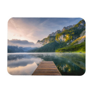 Vatten   Azure Alpine Sjö, Österrike Magnet