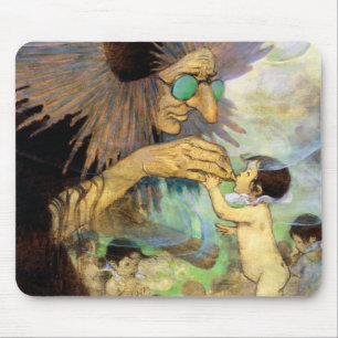Vatten Baby och Fairy, Jessie Willcox Smith Musmatta
