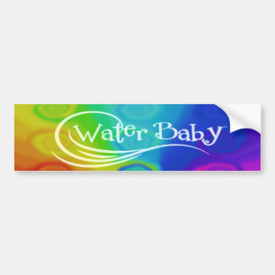 Vatten Baby Rainbow Bildekal