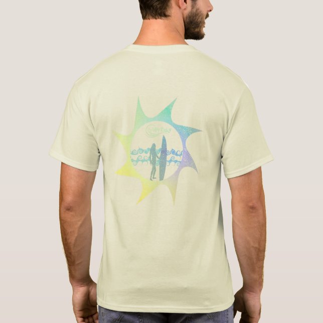 Vatten Baby Sol Surfer Distress Burnout T-Shirt (Baksida)