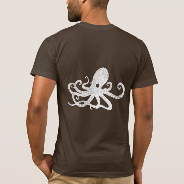 Vatten Baby Vintage Octopus Shirt T (Baksida)