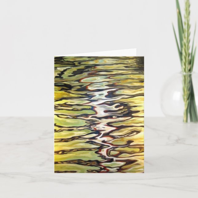 "Vatten Ballet" - Notecard Kort (Framsida)