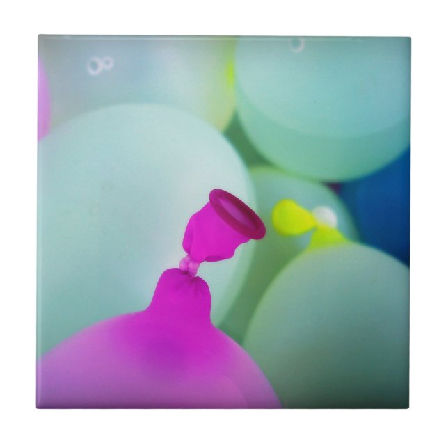 Vatten-ballonger Kakelplatta (Framsidan)