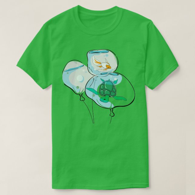 Vatten-ballonger T Shirt (Design framsida)