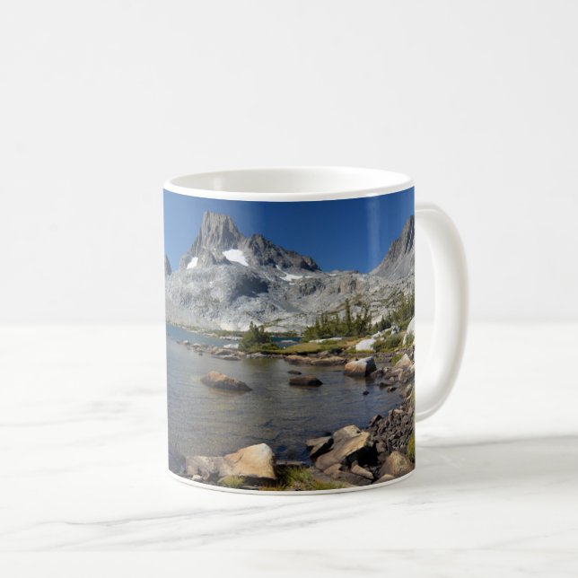 Vatten | Banderepalten i tusental Island Sjö Kaffemugg (Framsida höger)