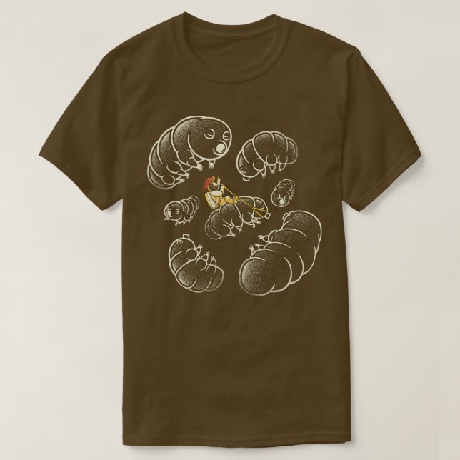 Vatten Bear Tardigrade Micro Cosmos av Tobe Fonsec T Shirt (Design framsida)