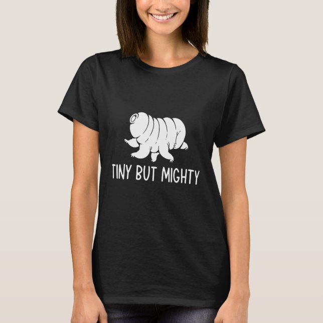 Vatten Bear Tiny men Mighty Moss Piglet Tardigrade T Shirt (Framsida)