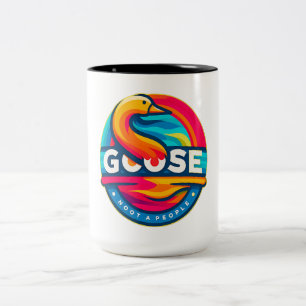 Vatten Bird Goose Två-Tonad Mugg