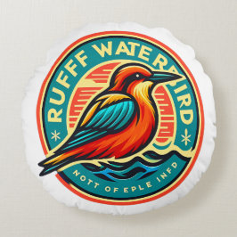 Vatten Bird Ruff Rund Kudde