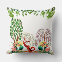 Vatten Birds Flamingo Couple Livets träd Greenery