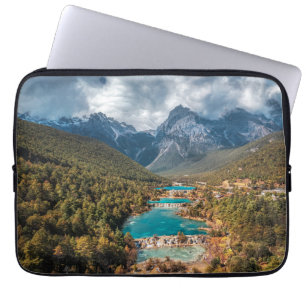 Vatten Blå Måne Sjö, China Laptop Fodral