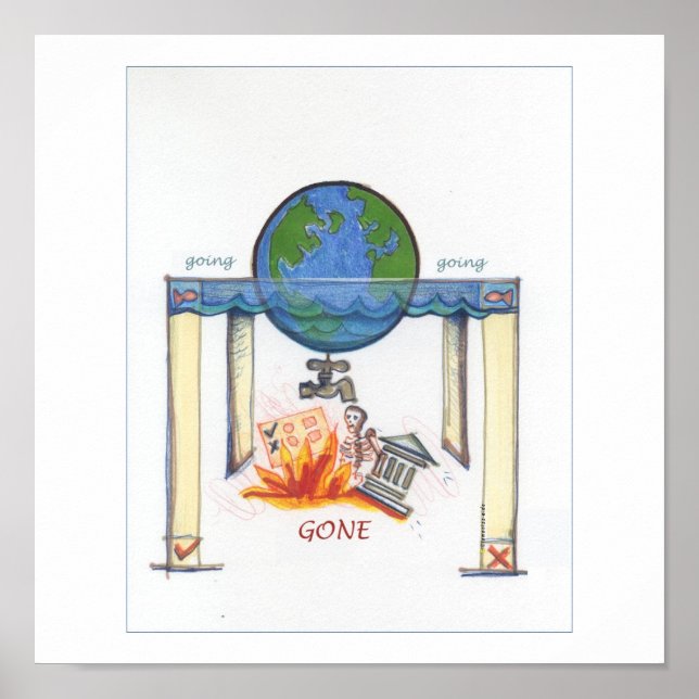 Vatten Bord Poster (Framsidan)