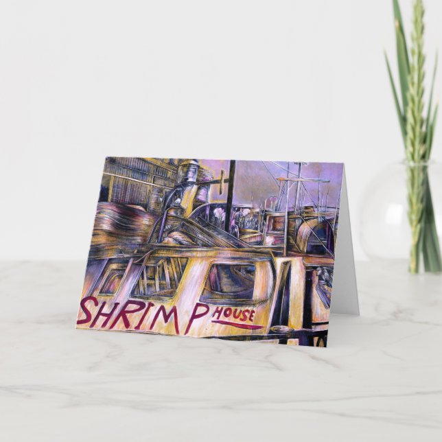 Vatten-Born Mysteri Kött-hälsningskort Kort (Framsida)