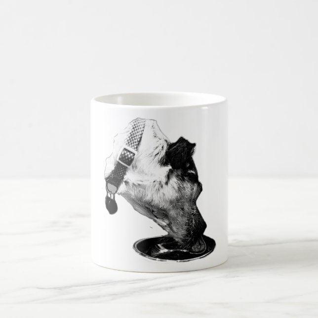 Vatten Break Terrier Mix Coffee Mugg (Center)