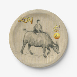 Vatten Buffalo Child Chinese Ox Year 2021 PP