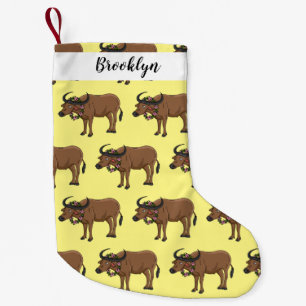 Vatten buffalo med illustration av blommornas teck liten julstrumpa