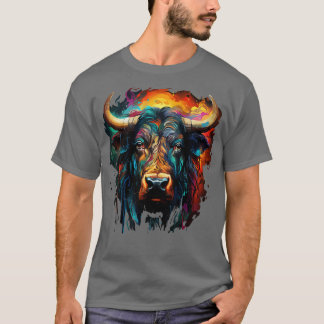 Vatten Buffalo Rainbow T Shirt