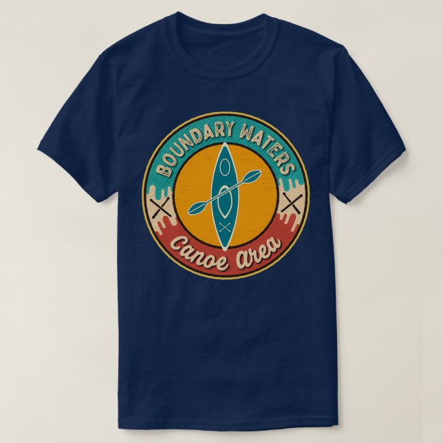 Vatten Canoe Area Wilderness GGG T Shirt (Design framsida)