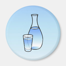 Vatten Carafe Circle Magnet