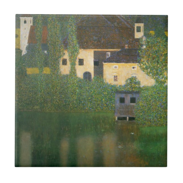 Vatten Castle - Gustav Klimt Kakelplatta (Framsidan)