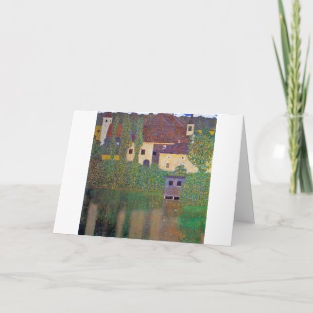 Vatten Castle, Gustav Klimt Kort (Framsida)