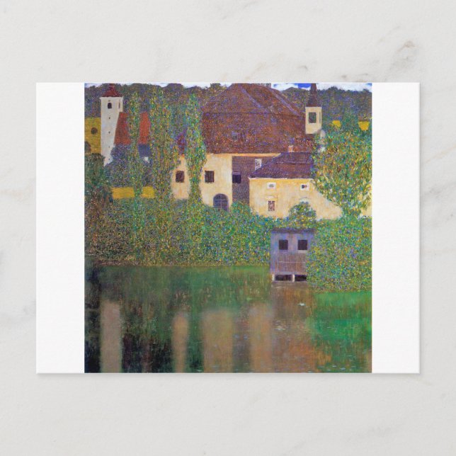 Vatten Castle, Gustav Klimt Vykort (Framsida)