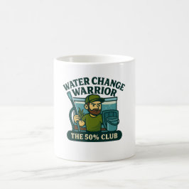 Vatten Change Warrior - den 50 %-procentiga Klubbe Kaffemugg