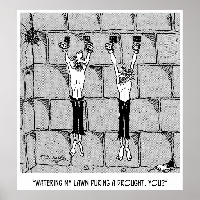 Vatten Conservation Tecknad 9470 Poster (Framsidan)