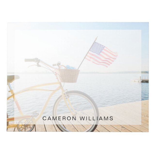 Vatten | Cykel vid Sjö Anteckningsblock (Framsida)