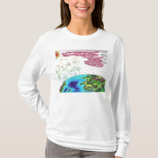 Vatten cyklar hoodien t-shirt