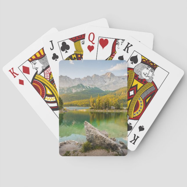 Vatten | Dachstebergen Sjö Tyskland Casinokort (Baksidan)