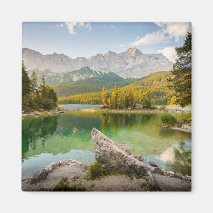 Vatten Dachstebergen Sjö Tyskland Magnet