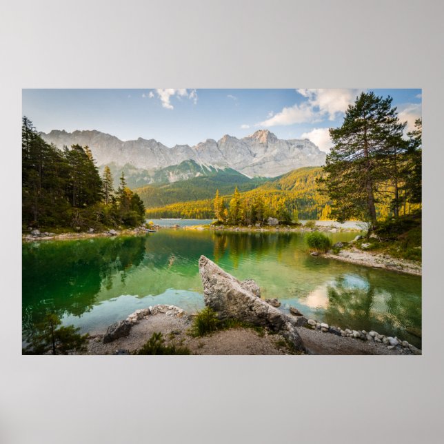 Vatten | Dachstebergen Sjö Tyskland Poster (Framsidan)