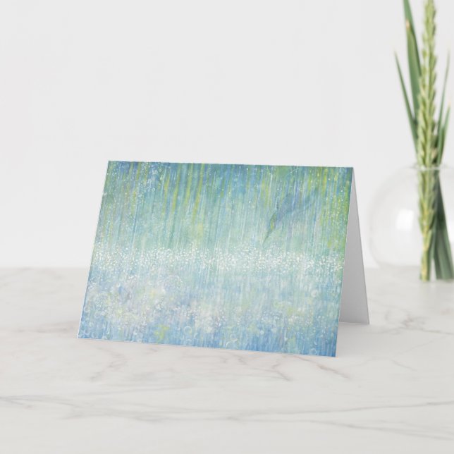 Vatten Dance by Iris Grace Painting Tack Kort (Framsida)