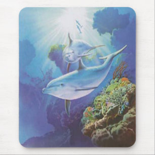 Vatten Dolphin Mouse Pad Musmatta