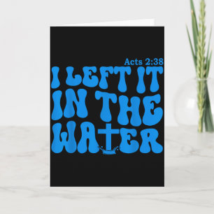 Vatten Dop Apostlagärningarna 2_38 Kristna  Kort