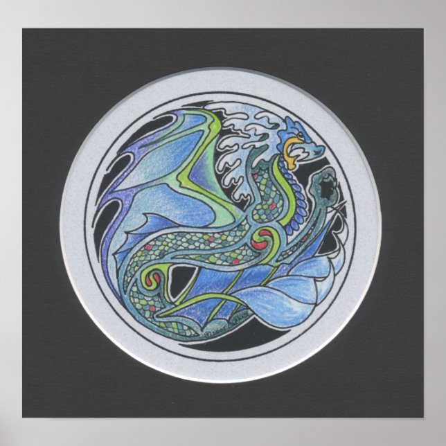 Vatten Dragon Poster (Framsidan)