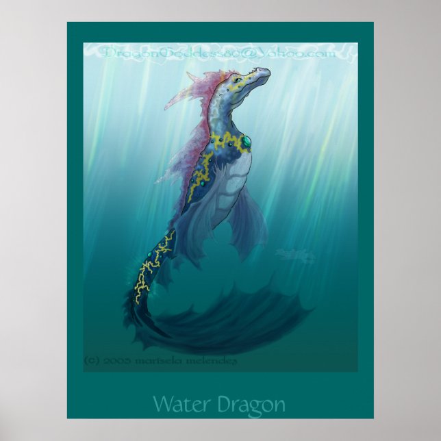 Vatten Dragon Poster (Framsidan)