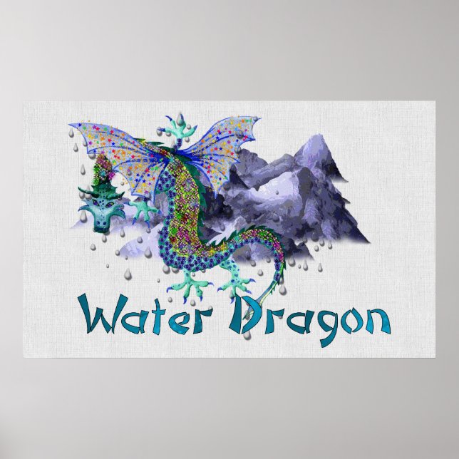 Vatten Dragon Poster (Framsidan)