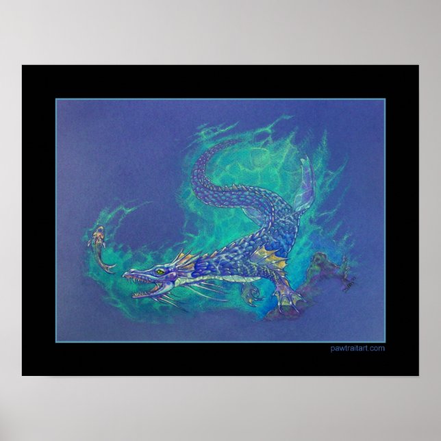 Vatten Dragon Poster (Framsidan)