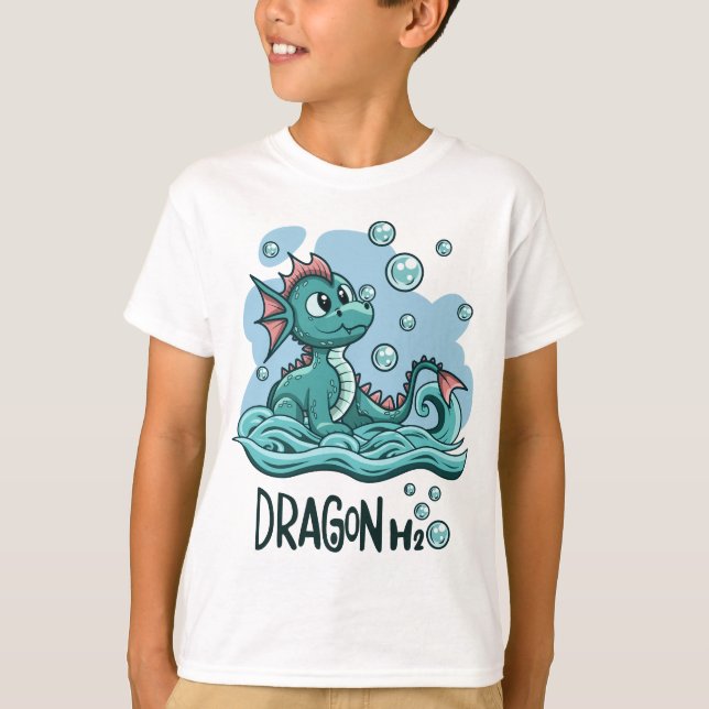 Vatten Dragon Shirt T (Framsida)