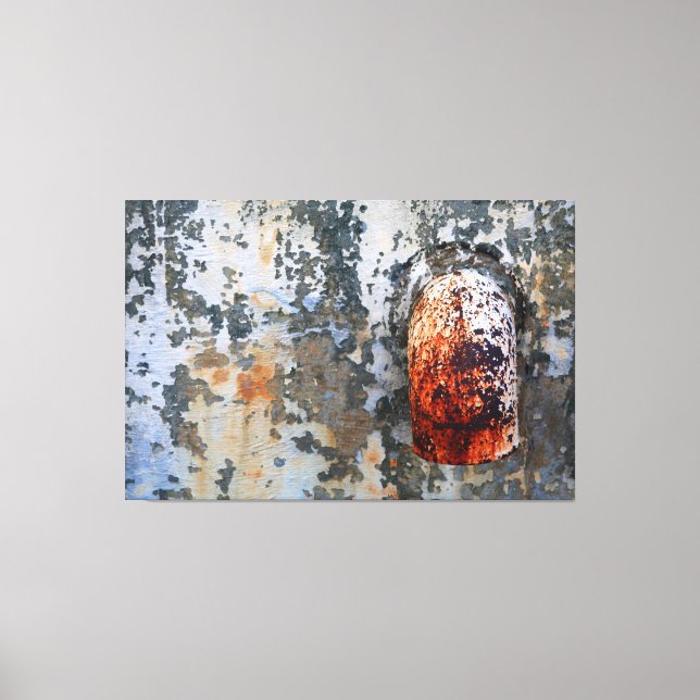 Vatten Drain Urban Decay Commercial Art Canvastryck (Framsida)