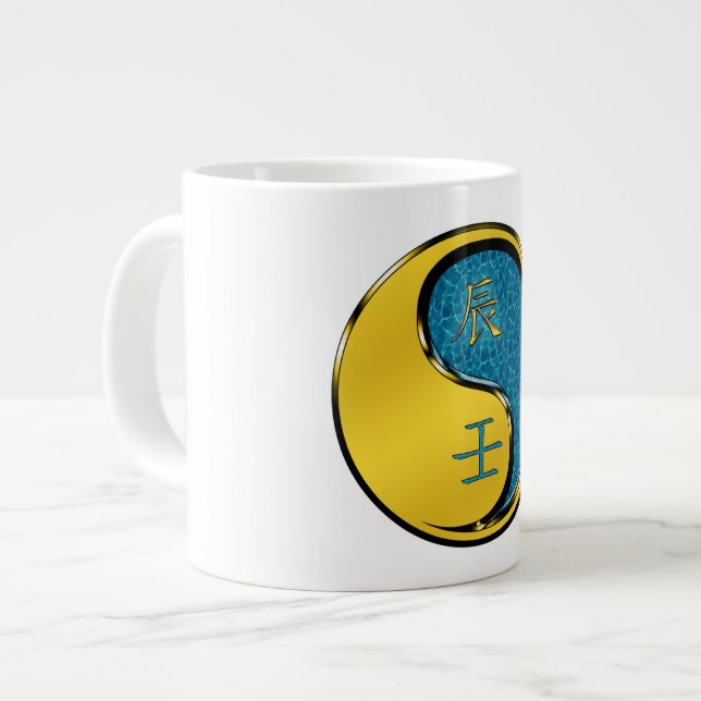 Vatten Drake Jumbo Mugg (Framsida vänster)
