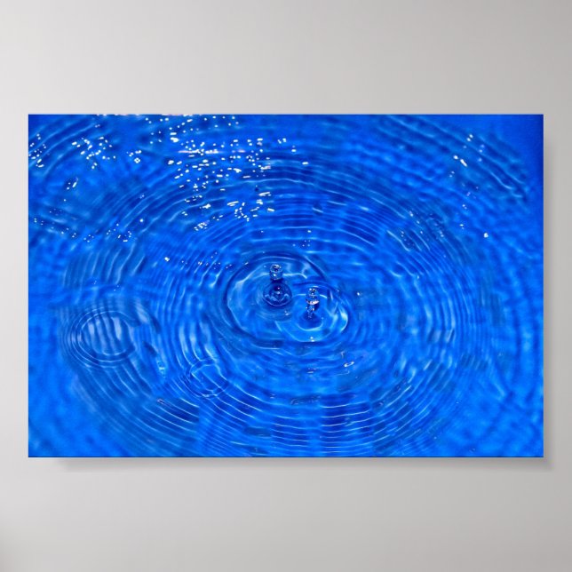 Vatten Drop Poster (Framsidan)