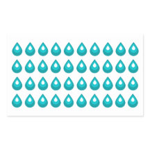 Vatten Droplet Journal Sticker lakan